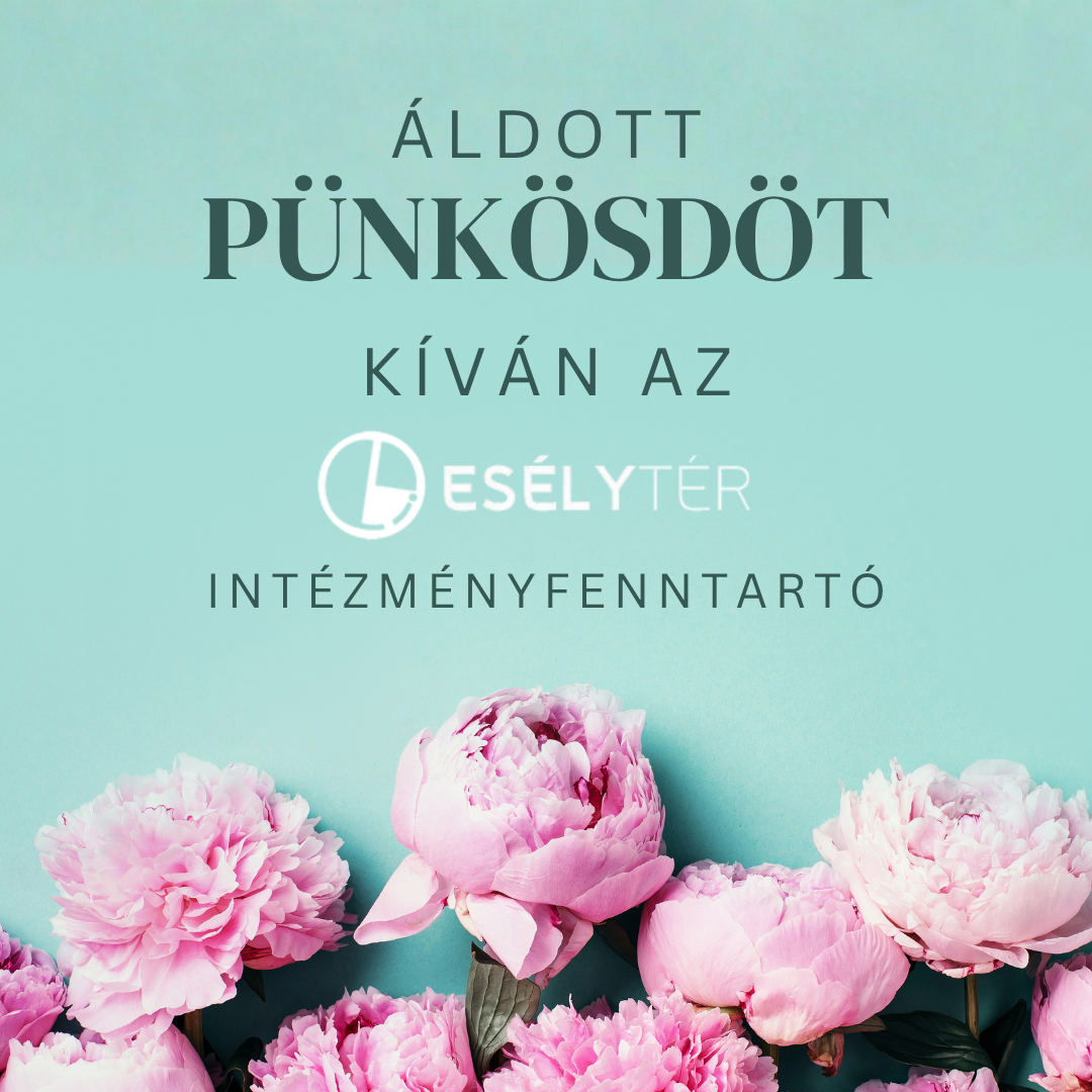Áldott pünkösdöt kívánunk! -  Esélytér Intézményfenntartó