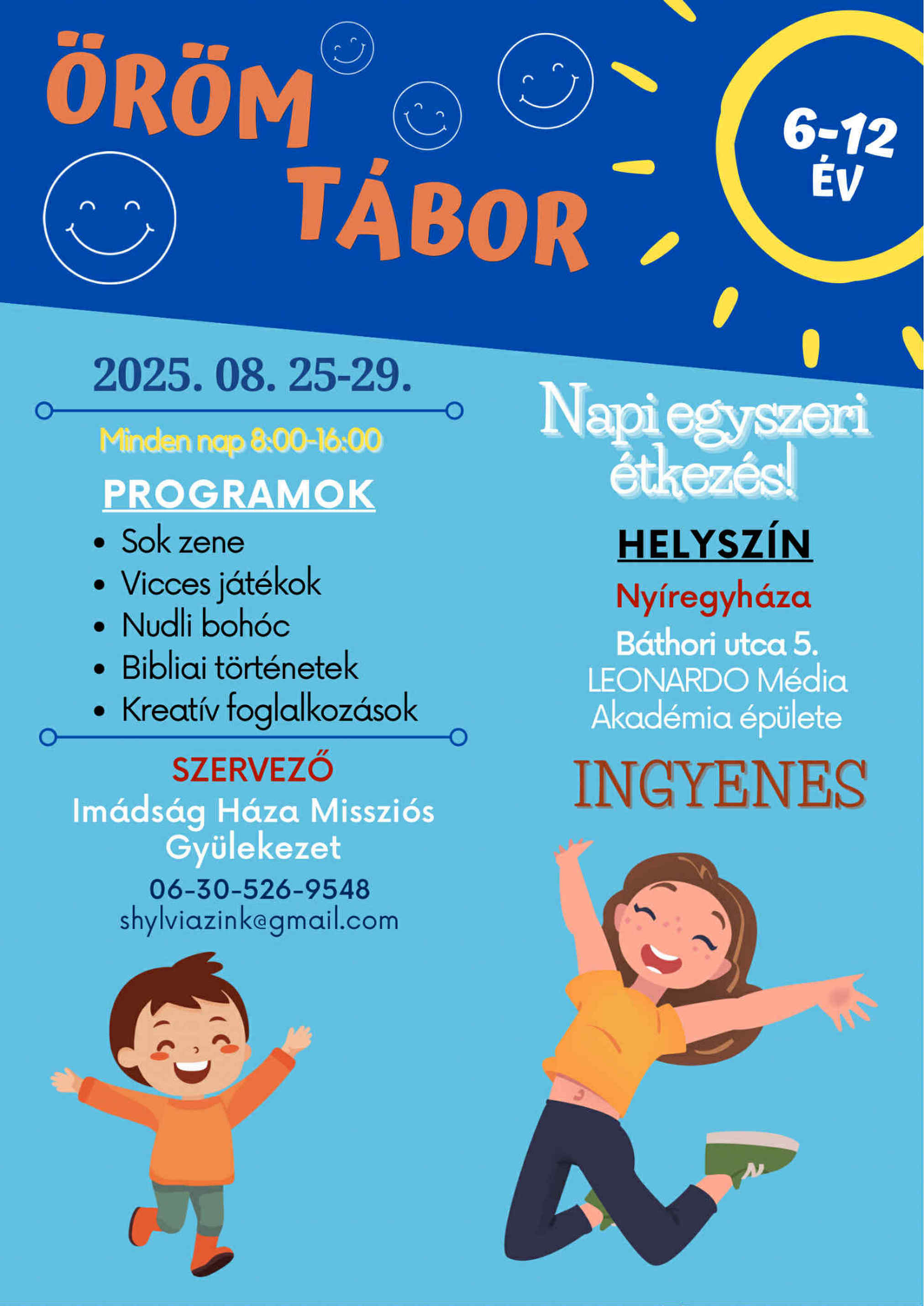 Öröm tábor - LMA Nyíregyháza